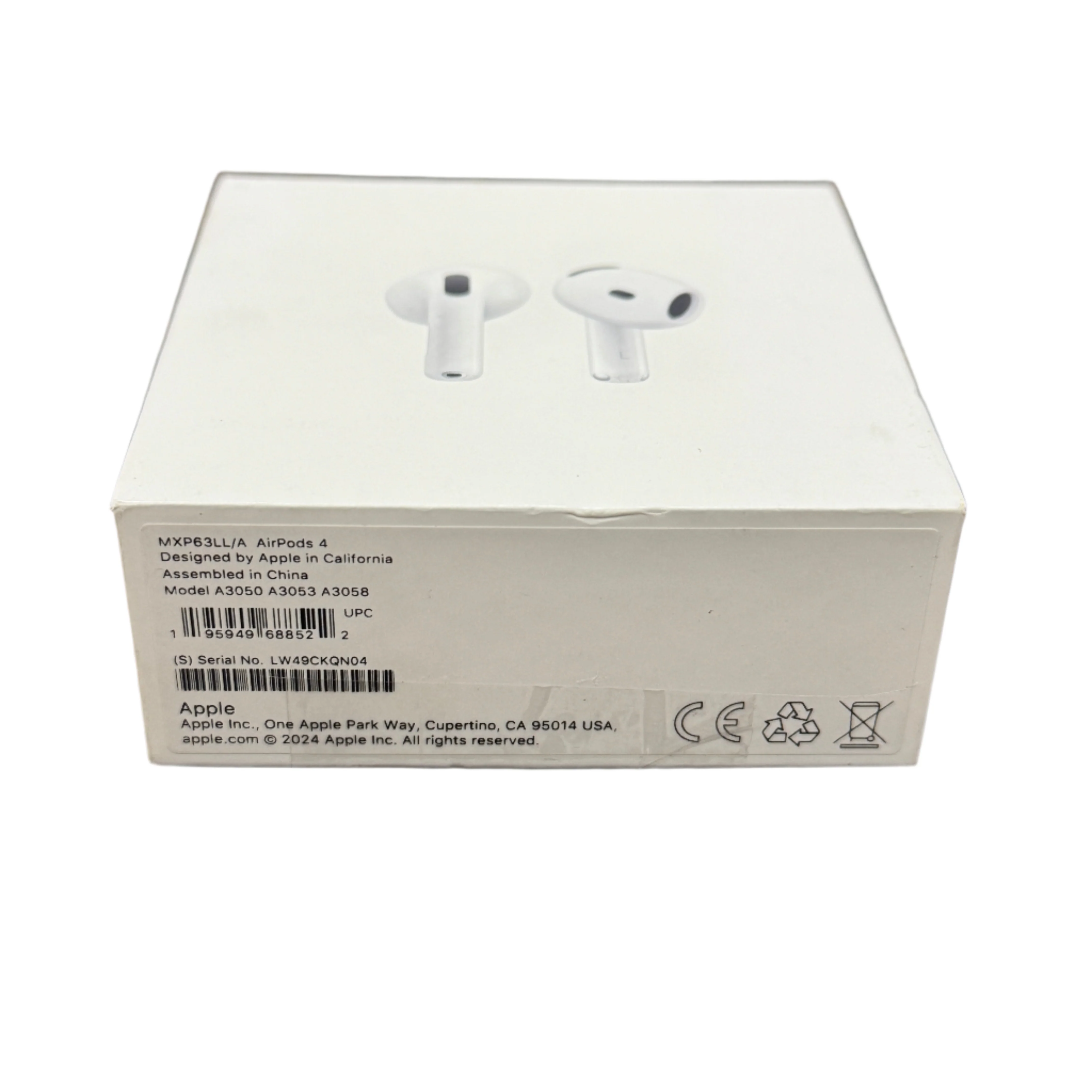 Apple AirPods 4th Generation Wireless Earbuds with Charging Case - Image 4