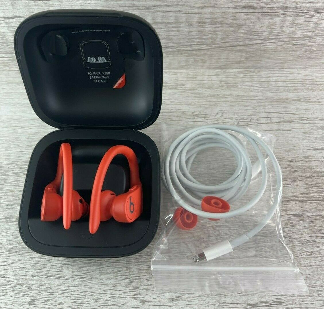 RED Beats by Dre Powerbeats Pro Totally Wireless Bluetooth Earphones-Open Box. - Image 7